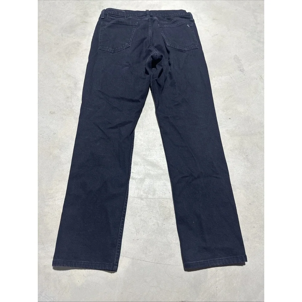 Rag & Bone Jeans Fit 2 Slim Men's SZ 32x31 Black Cotton Spandex MSRP $195 Denim
